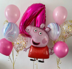Набор воздушных шаров Свинка Пеппе №1