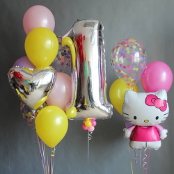 Набор с воздушными шарами &quot;Hello Kitty&quot; 4