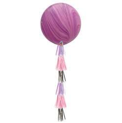 Воздушный шар Большой агат фиолетовый 90 см.