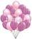 Облако из воздушных шаров с Фиолетовыми Агатами №2