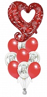Воздушные шары на 14 февраля купить с доставкой в Пушкино по лучшей цене