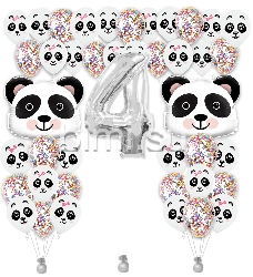 Набор с воздушными шарами Панды