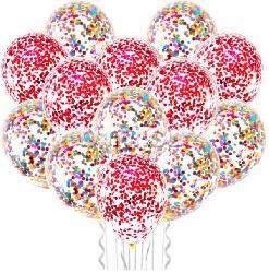Облако из воздушных шаров с конфетти Ц-К